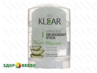 Дезодорант-Кристалл DEOKLEAR с экстрактом алоэ (twist up), 70 гр