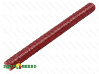 фото Целлюлозная дымопроницаемая сосисочная оболочка, диаметр 24 мм, длина 21 м, бесцветная с красными полосками