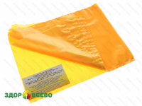 фото Пакет для созревания и хранения сыра термоусадочный 180х250 мм, жёлтый, прямоугольный, упаковка 5 штук