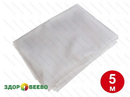 Ткань фильтровальная для молочной промышленности, лавсан отварной 114 гр/м.кв., ширина 150 см, 5 м.пог. (Ручайка)